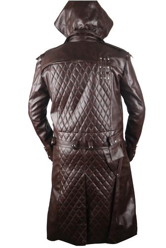 Assassins Creed Syndicate Brown Faux Leather Coat - Assassin's Creed Syndicate (500x500), Png Download