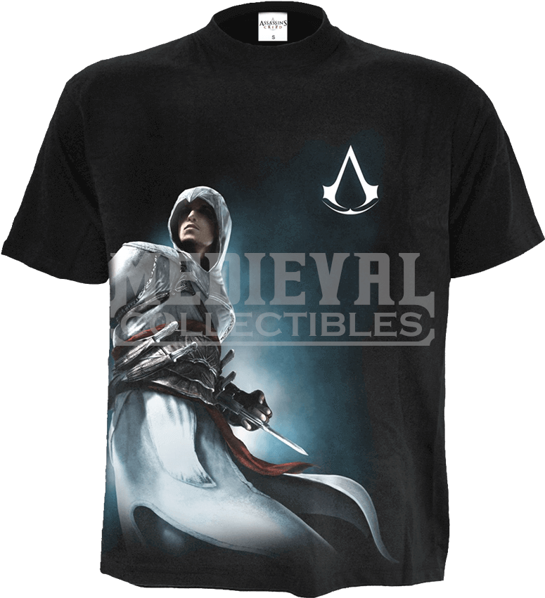 Assassins Creed Altair Side Print T-shirt - Altair Assassin's Creed Halloween Outfits (850x850), Png Download