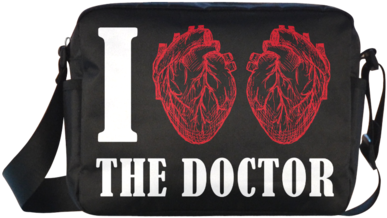 thumbnail image 2 of Doctor Who Tardis Cross Body Messenger Bag For Men And Women - Official Merchandise 2 of 14