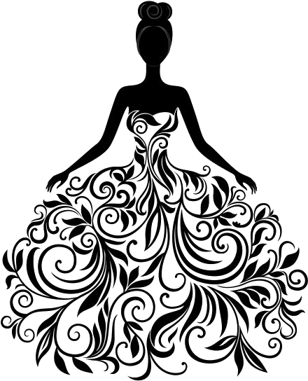Download Clipart Free Wedding Veil Clipart - Quinceanera Silhouette ...