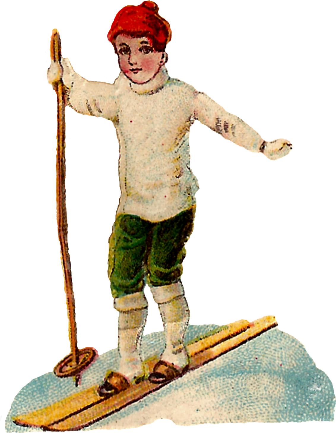 Winter Clip Art Downloads - Child (1234x1600), Png Download