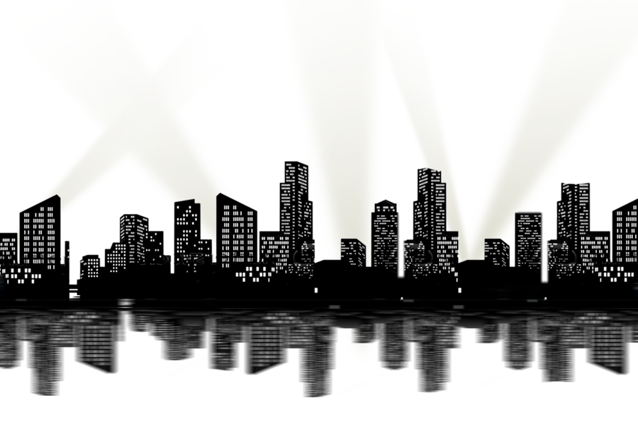 Cityscape Night Png - Night City Images Png (900x600), Png Download