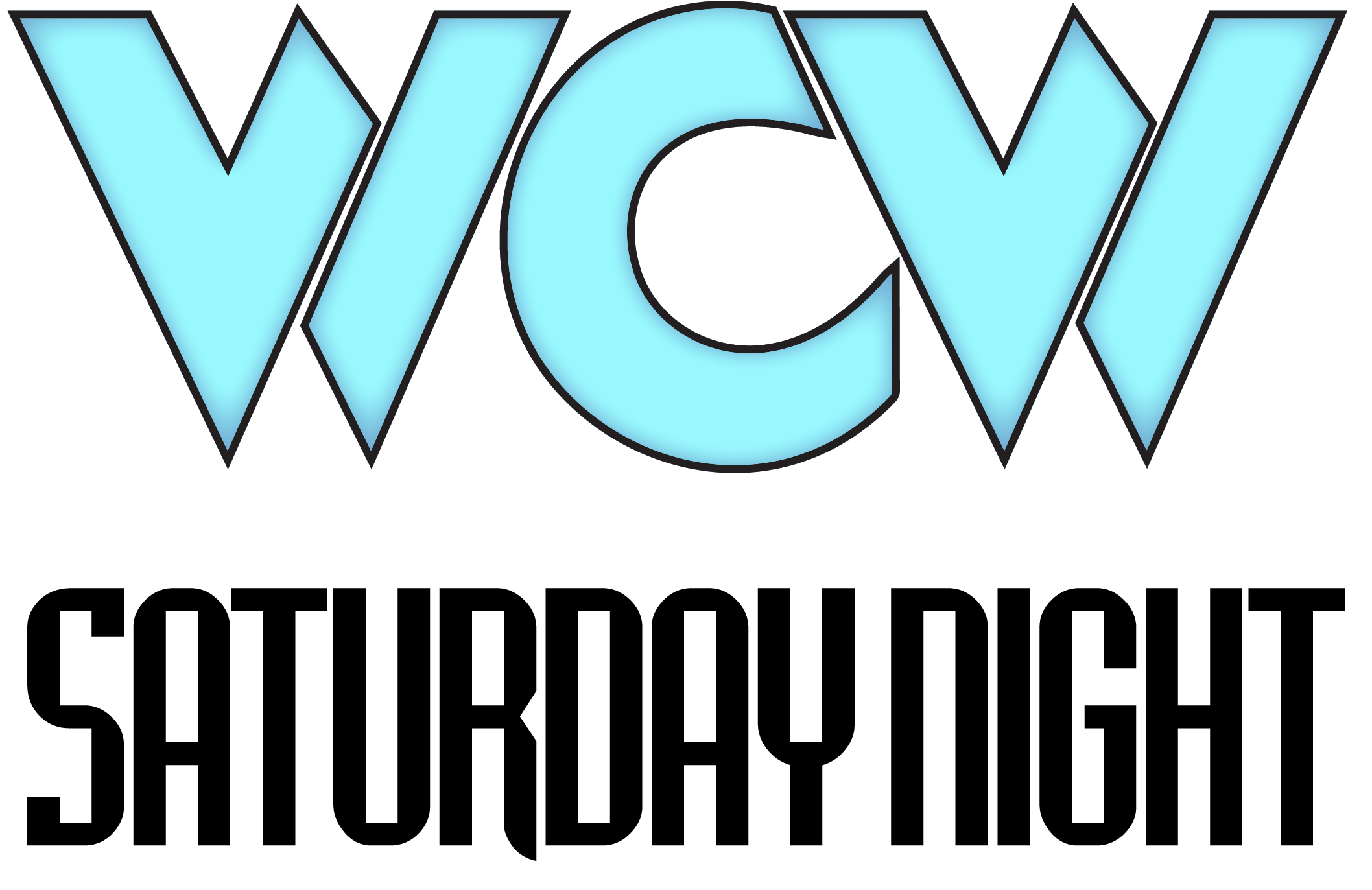 File - Wcwsaturdaynightlogo - Wcw Saturday Night Logo (2145x1388), Png Download