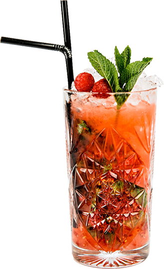 Apple And Raspberry Mojito Mocktail - Raspberry Mojito Png (329x540), Png Download