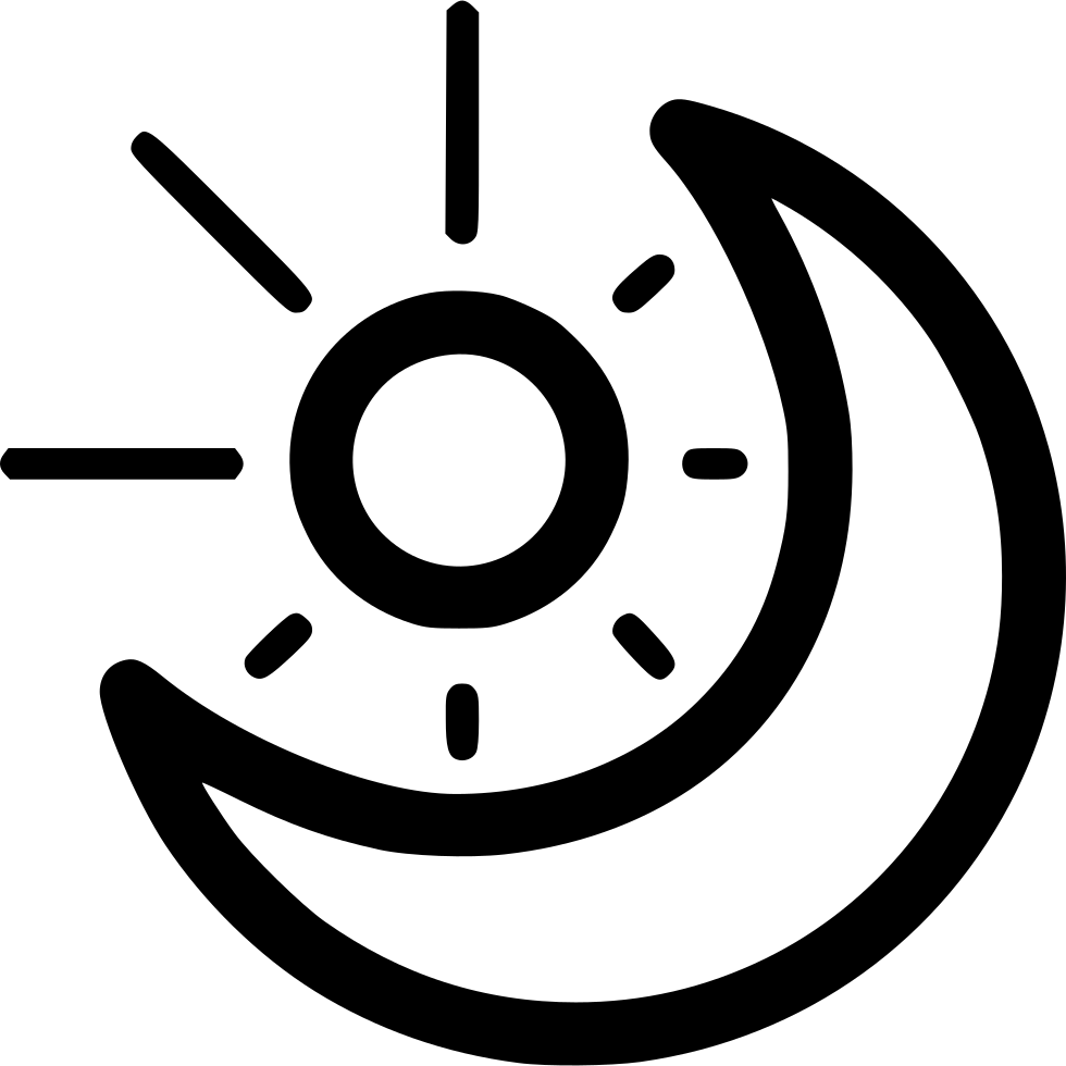 Day Night Day Night Daynight Comments - Night And Day Symbol (980x980), Png Download