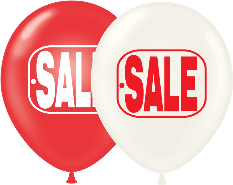 Custom Imprint Ballons Balloon Dealer Sells Giant Sky - 17 Inch Sale Balloons (premium Outdoor Helium Quality) (800x800), Png Download