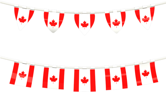 Canada Flag Banner Png (640x480), Png Download