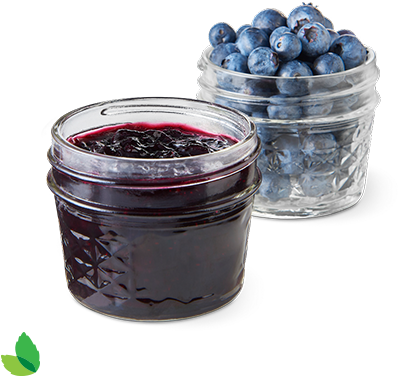 Blueberry Jam Recipe With Truvía® Cane Sugar Blend - Blueberry Jam Png (460x553), Png Download