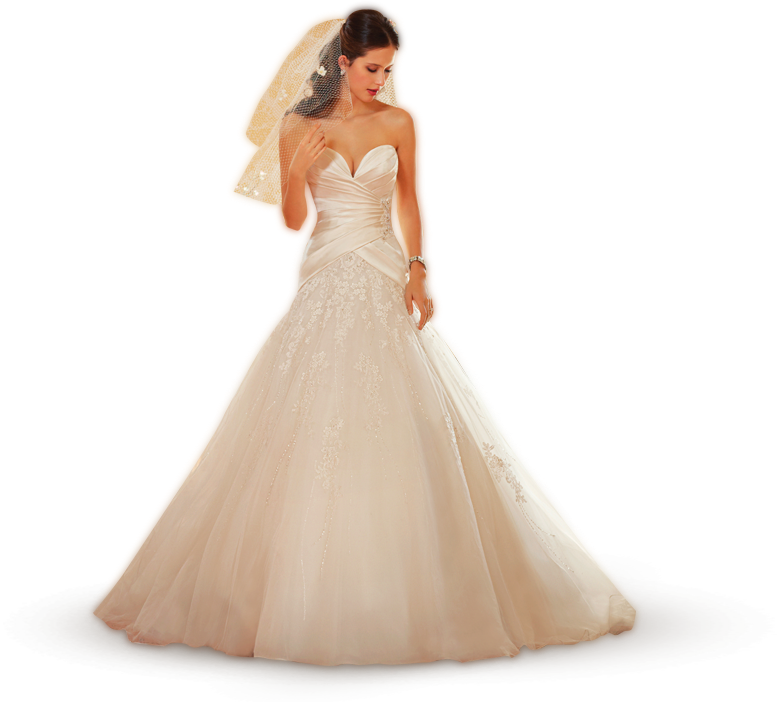 Bride - Dropped Waist Ball Gowns Wedding Dresses (778x702), Png Download