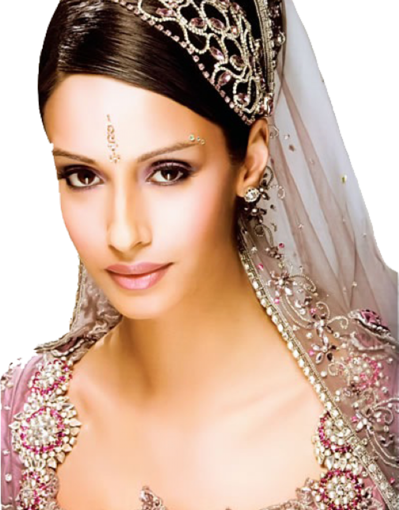 Indian Wedding Hairstyles With Veil - Indian Bridal Hairstyles With Veil (800x1024), Png Download