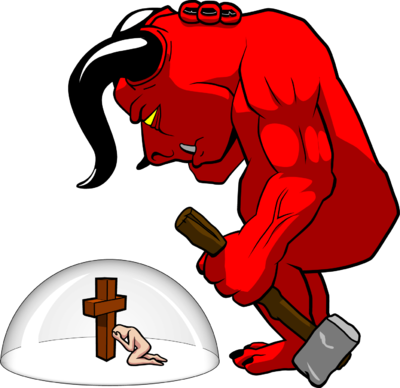Optimized Satanism Hq Cliparts - Satan Clipart (400x388), Png Download