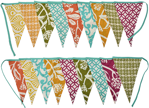 Tuti Fruity Bunting Flag Banner - Flag (600x600), Png Download