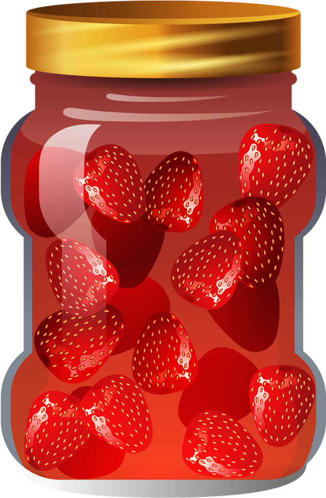 Jelly Clipart Homemade Jam - Food (686x1024), Png Download