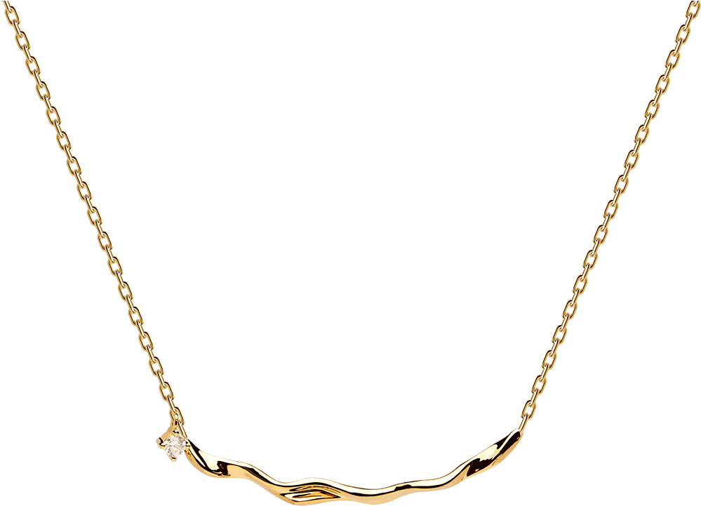Haru Gold Necklace - Necklace (1000x1000), Png Download