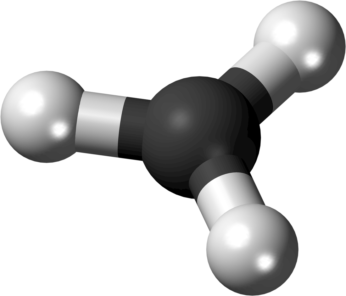 Methyl Cation Ball - Wikimedia Commons (1183x1024), Png Download