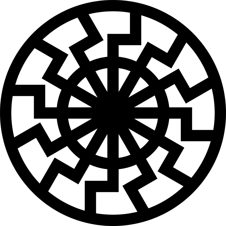 Fibonacci - Schwarze Sonne Tattoo Vorlage (500x500), Png Download