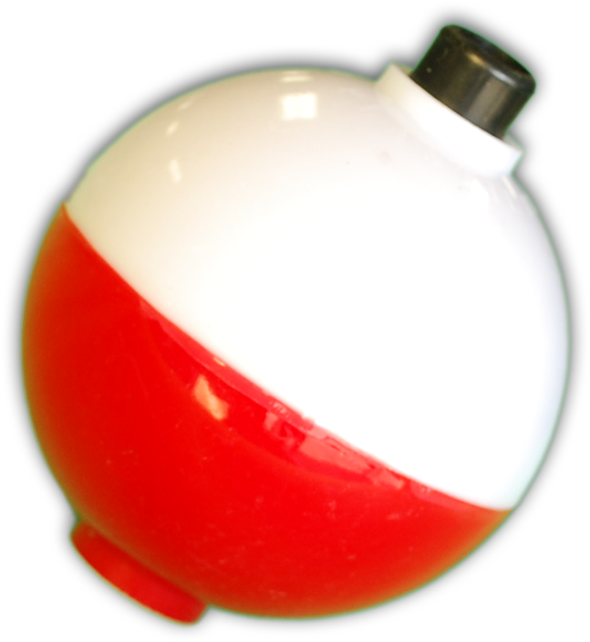 Plastilite Red/white Round Ball Floats - Fishing (1000x1000), Png Download