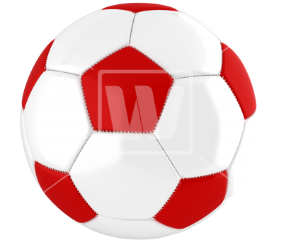 Football Transparent Red - Red Soccer Ball Png (550x366), Png Download