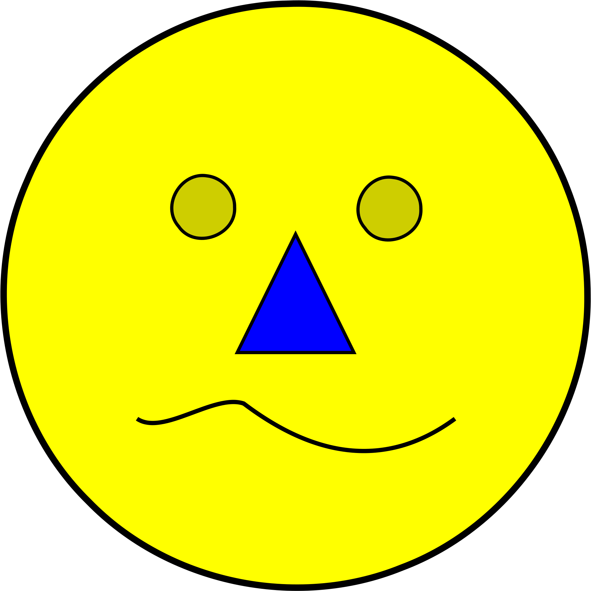 Smiley Face Changed - National Checking Tuesday 3/4 Round Permanent Label (2000x2062), Png Download