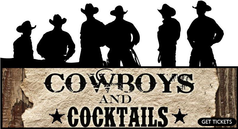 Cowboys And Cocktails - Cowboy (801x442), Png Download