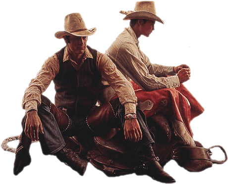 Share This Image - James Bama - The Davilla Brothers - Bronc Riders (514x411), Png Download