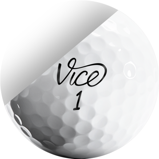 Extremely Soft, Cast Urethane Cover With S2tg Technology - Vice Golf (650x631), Png Download