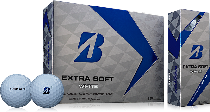 Bridgestone Extra Soft White Golf Balls (933x520), Png Download