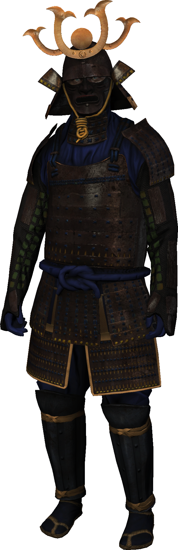 Samurai Transparent Hitman Picture Transparent Library - Black Ninja Transparent (623x1917), Png Download