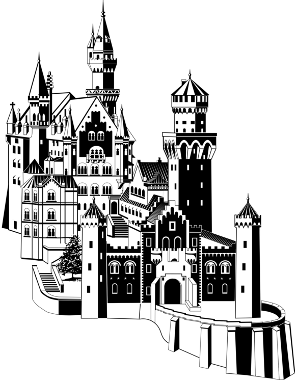 Neuschwanstein Castle Hohenschwangau Disneyland Windsor - Introductory Theme From The Emperor's Waltz By Johann (583x750), Png Download