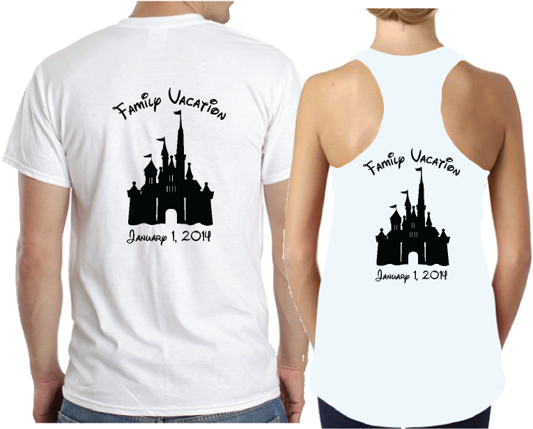 Cinderella Castle Silhouette Png For Kids - Disney Custom Shirts 2017 (1014x697), Png Download