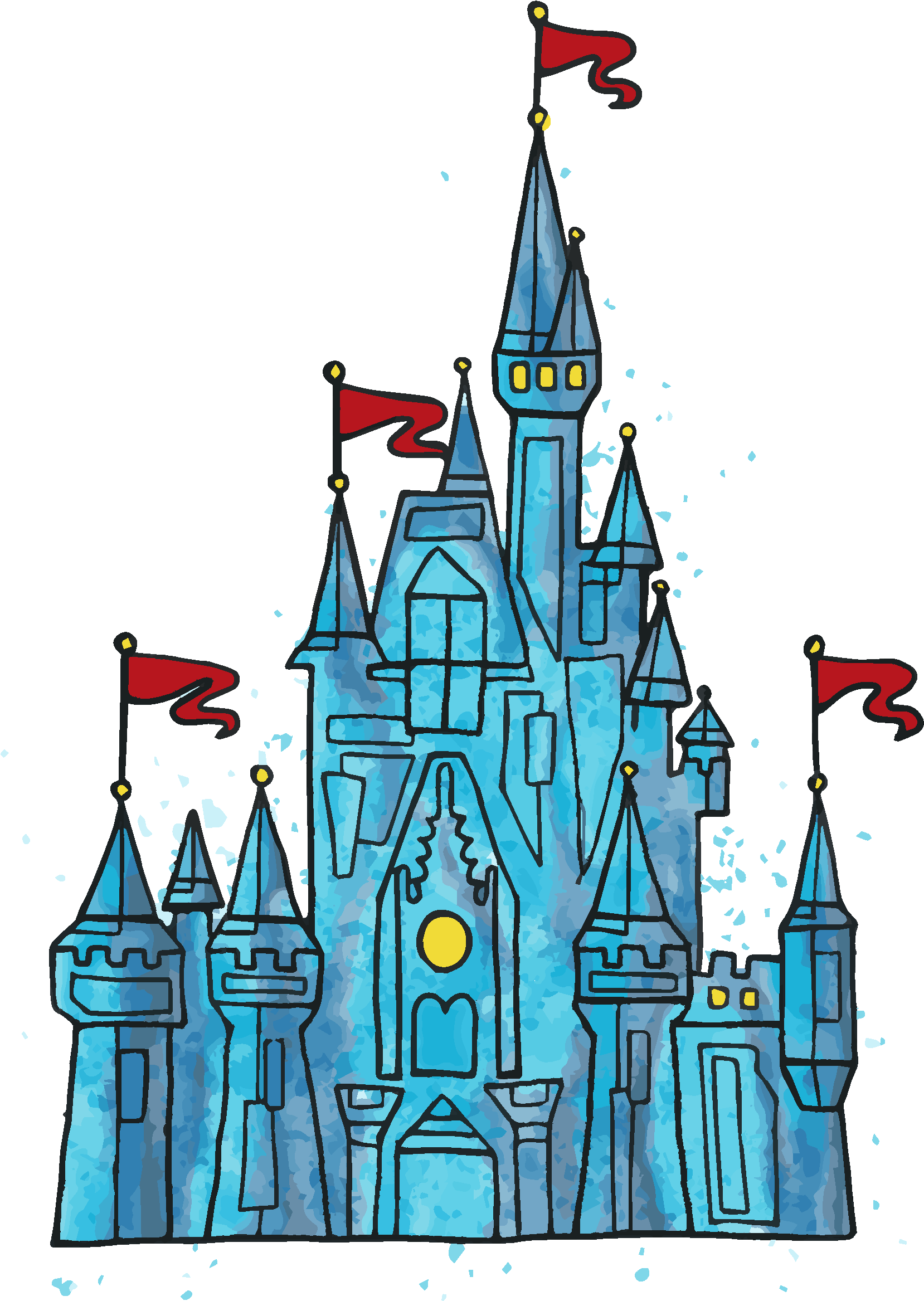 I Wish To Go - Walt Disney World (1756x2382), Png Download