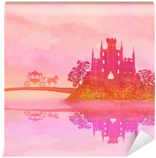 Silhouette Of A Horse Carriage And A Medieval Castle - Tattered Lace Cherished Carriage Cutting Die (400x400), Png Download