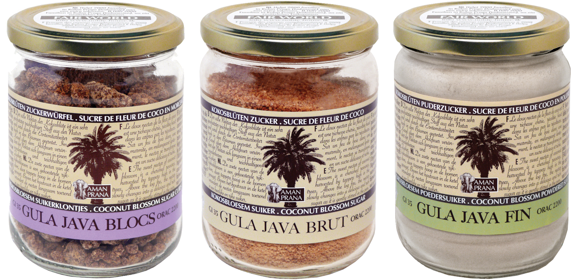 Download Collection Amanprana Gula Java Organic Coconut - Amanprana Gula Java Fin Organic Coconut Blossom Powdered (1920x1036), Png Download