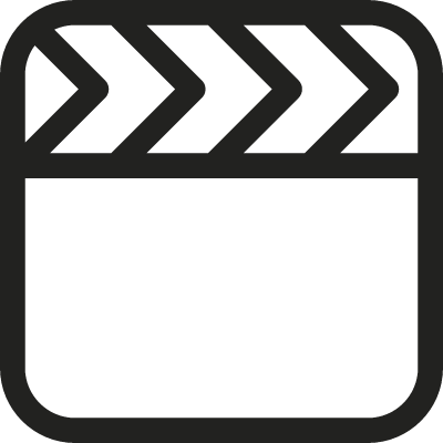 Video Clapperboard Vector - Film (400x400), Png Download