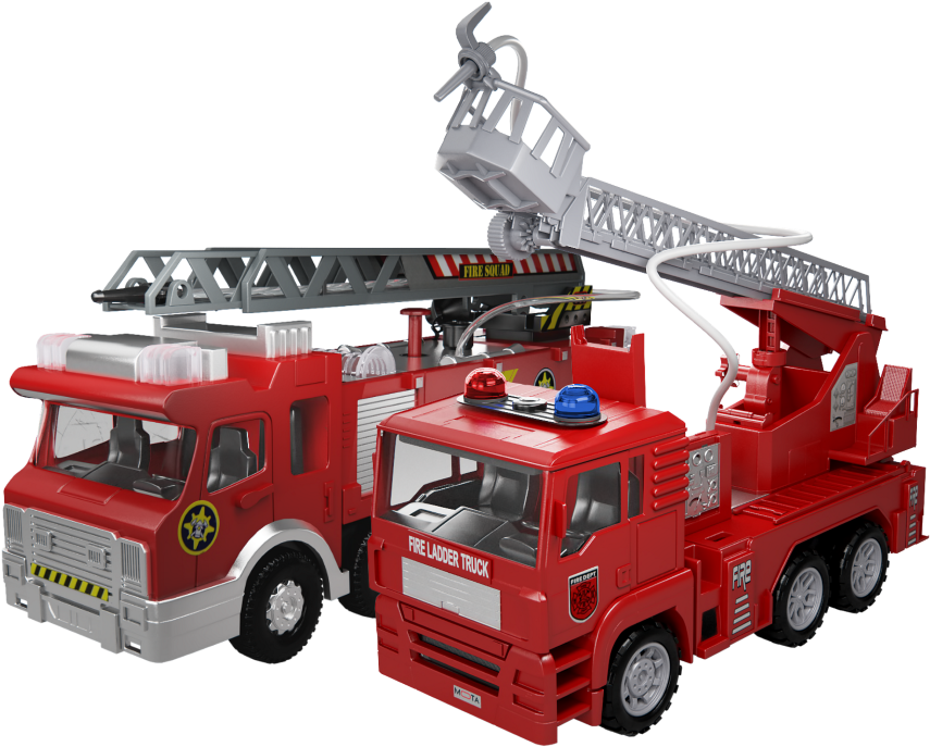 Mota Fire Truck Fleet - Mota Firew-lrg Fire Truck Engine Die Cast Model With (973x750), Png Download