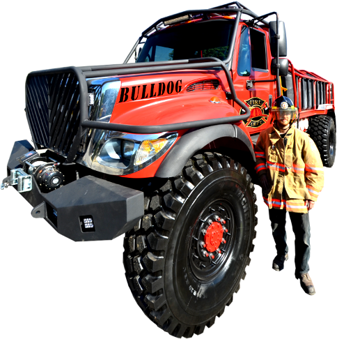 Hawk, Buffalo, Emergency Equipment, Fire Truck Tailgater, - Wildland Fire Engine (500x500), Png Download