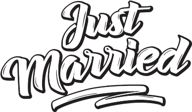 Just Married Logo Png (420x480), Png Download