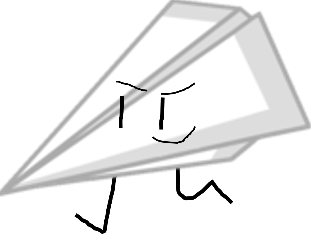 Paper Airplane - Paper Airplane Bfdi (1064x803), Png Download