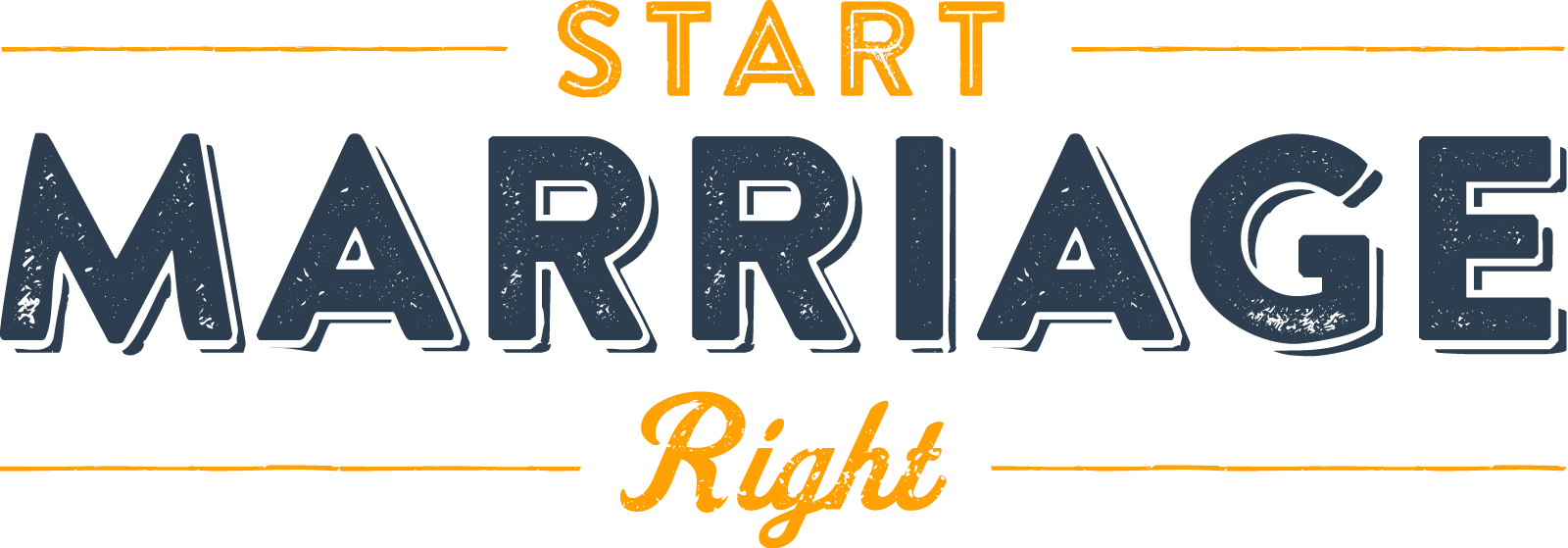Start Marriage Right - Marriage Word (1600x559), Png Download
