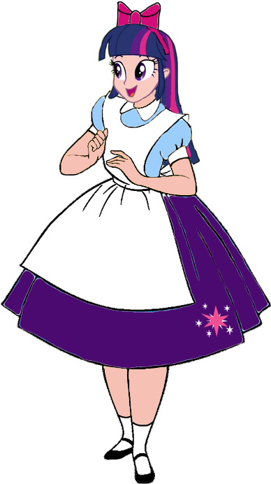 Twilight Sparkle In Wonderland By Darthraner83-d8pae5s - Lana Alice In Wonderland (500x701), Png Download