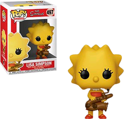 Lisa Simpson Pop Vinyl Figure // Preorder - Pop Vinyl (568x569), Png Download
