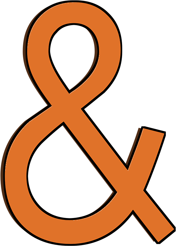 Orange & With Drop Shadow (566x800), Png Download