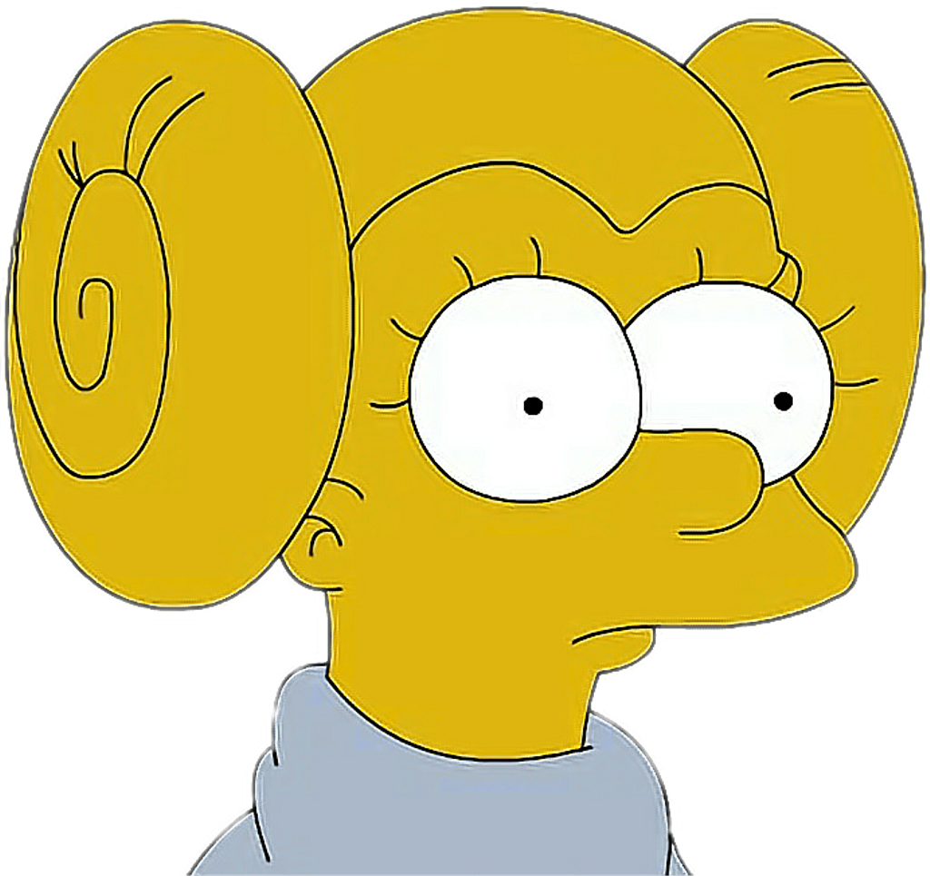 Simpsons Sticker (1024x965), Png Download