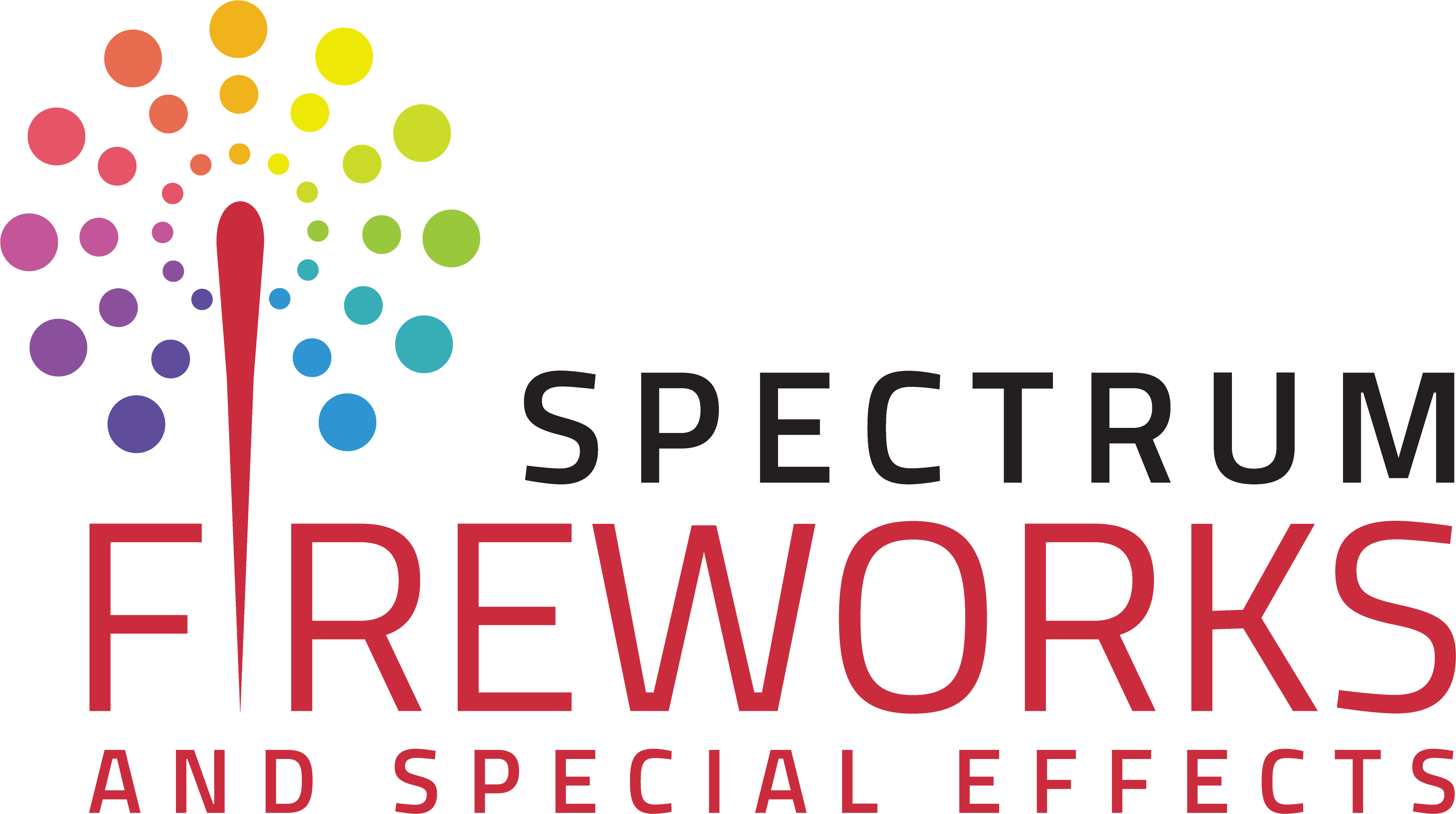 Spectrum Fireworks 4k Logo Full Colour - Circle (3840x2160), Png Download