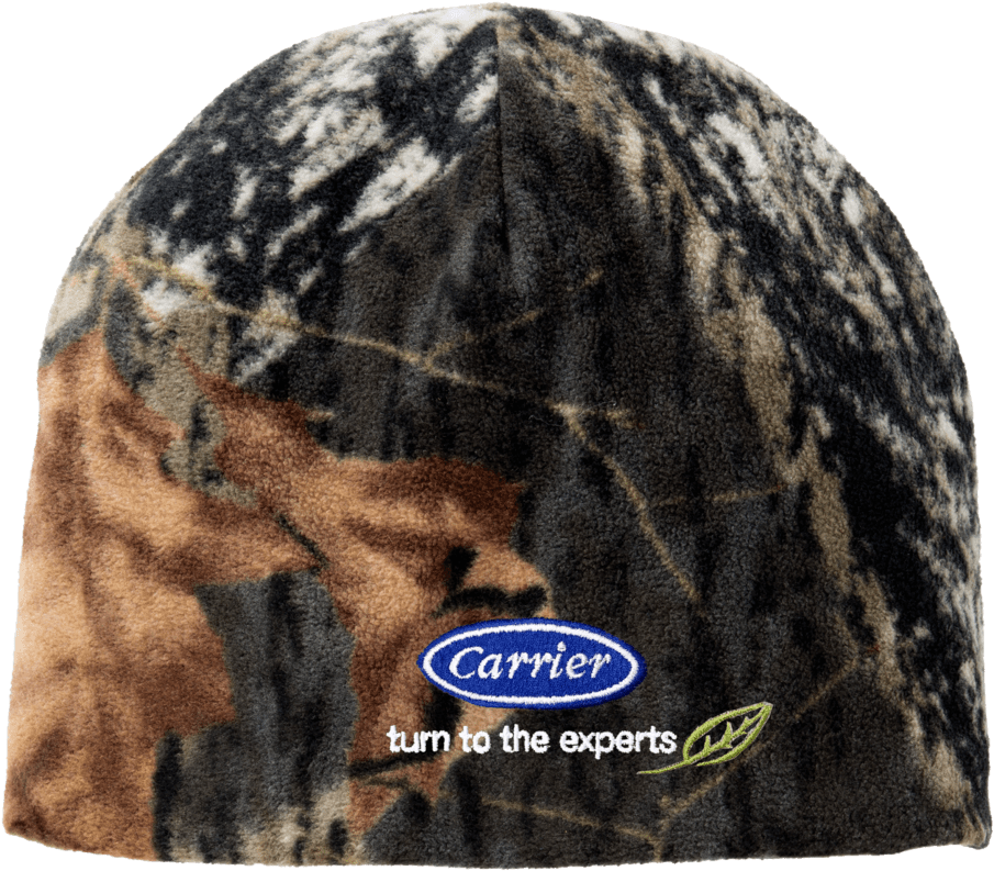 C1429 Camouflage Fleece Beanie Carrier Logo Store - Beanie (1024x1024), Png Download
