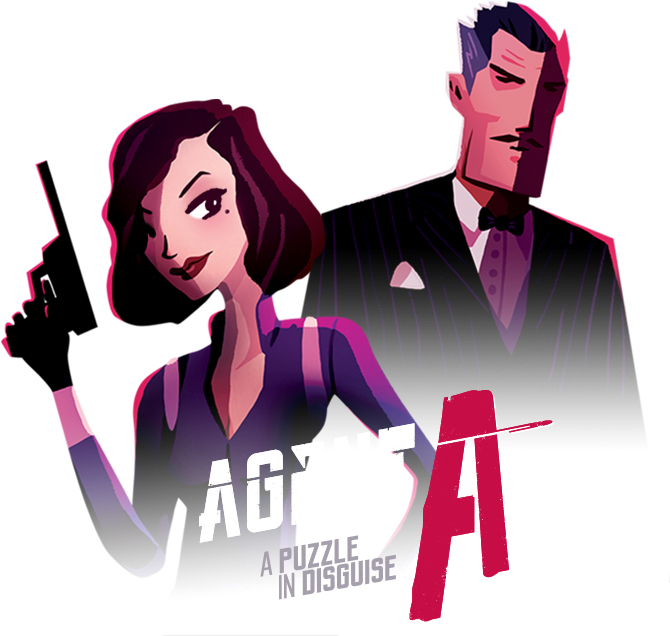Agent A Agent A - Cartoon (706x670), Png Download