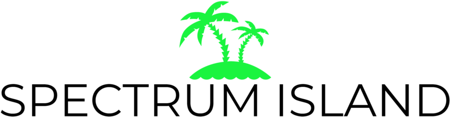 Spectrum Island -logo (1000x376), Png Download