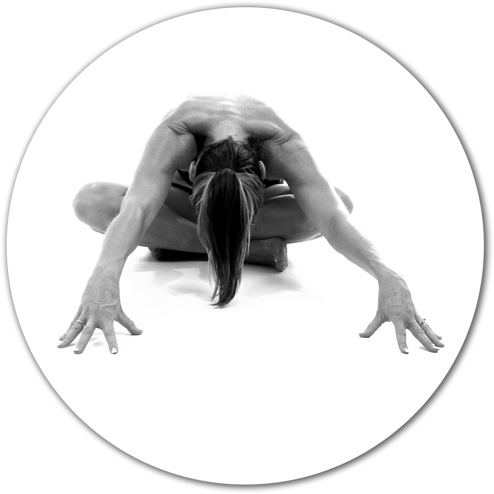 Sandy Bw Ball Circle Dropshadow - Simbolos Judios Y Su Significado (1800x1826), Png Download