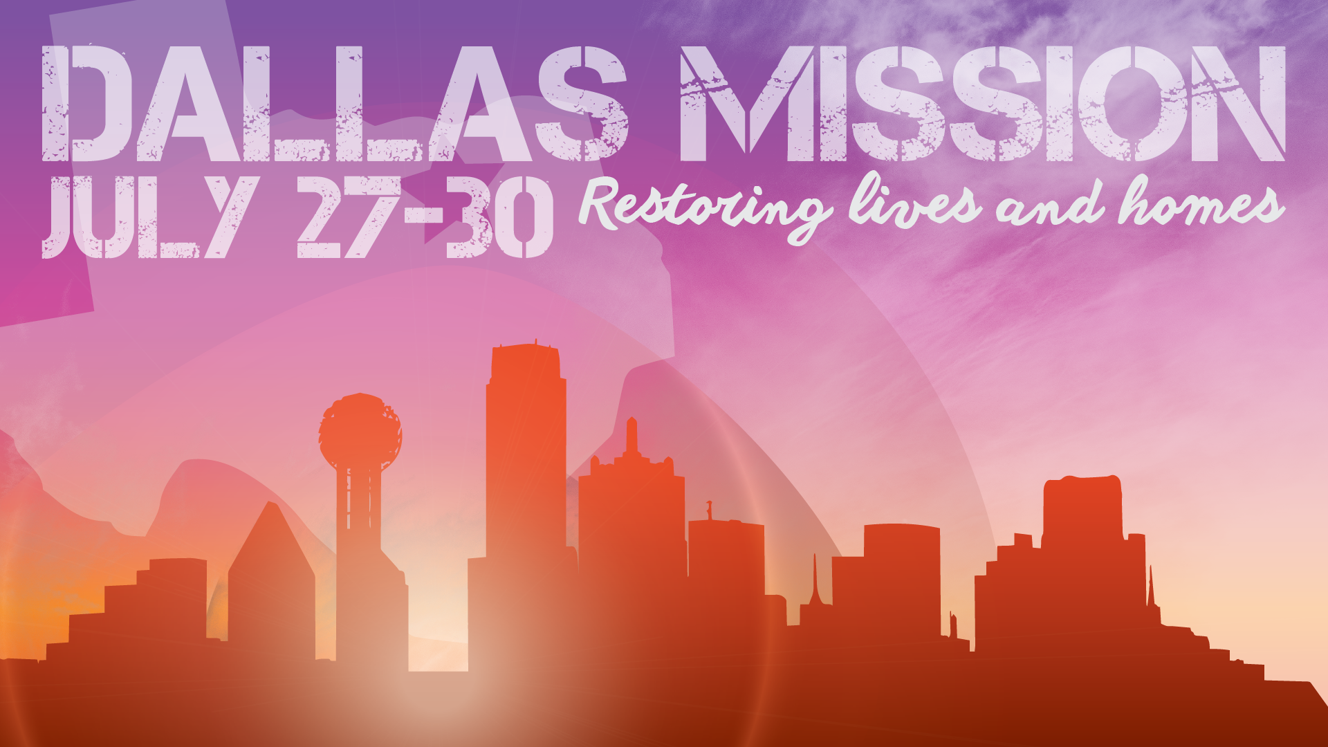 Find More Info Student Ministry Dallas Mission July - Poster (1920x1080), Png Download