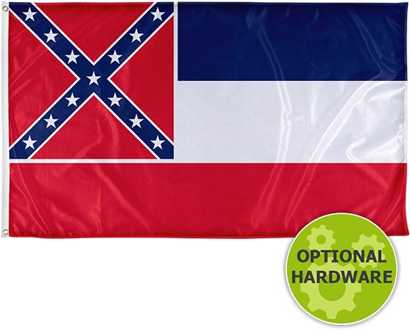 Mississippi State Flag Di8020 Show Your Mississippi - Dixieland (600x600), Png Download